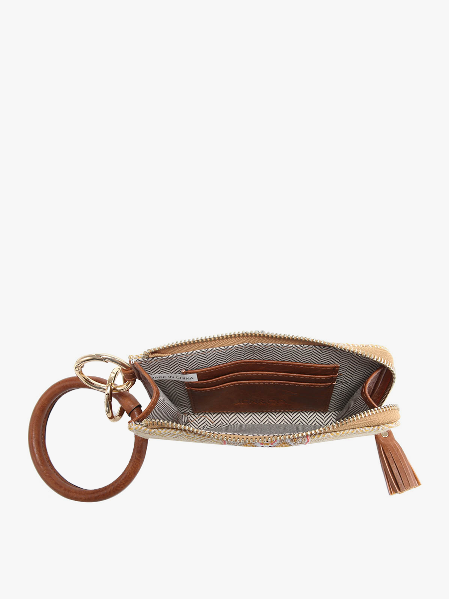Snake Bangle Wristlet/Wallet | Black/Gold