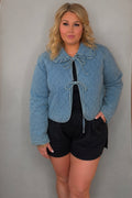 Quilted Denim Jacket