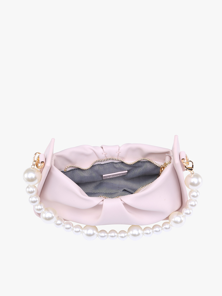Pearl Shoulder Bag – Crossbody Style | Lt. Pink