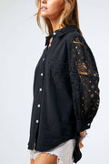 Lace Sleeve Top