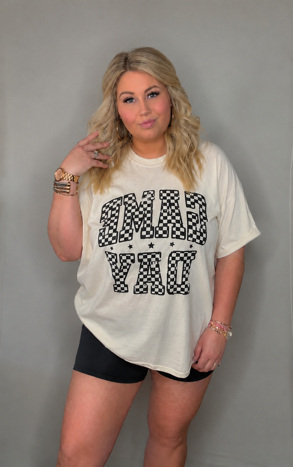 Game Day Checkered T