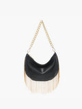 Fringe – Chain Strap Bag | Black