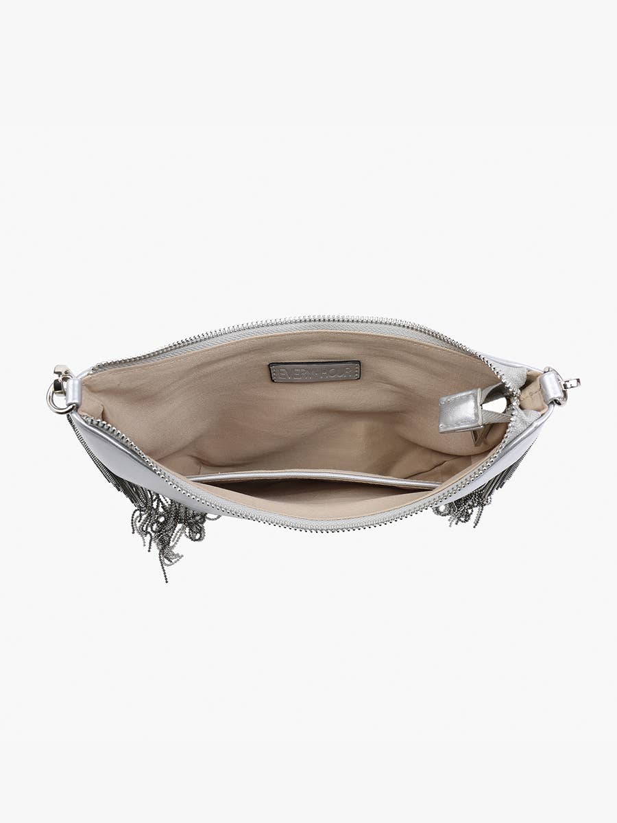 Fringe – Chain Strap Bag | Black