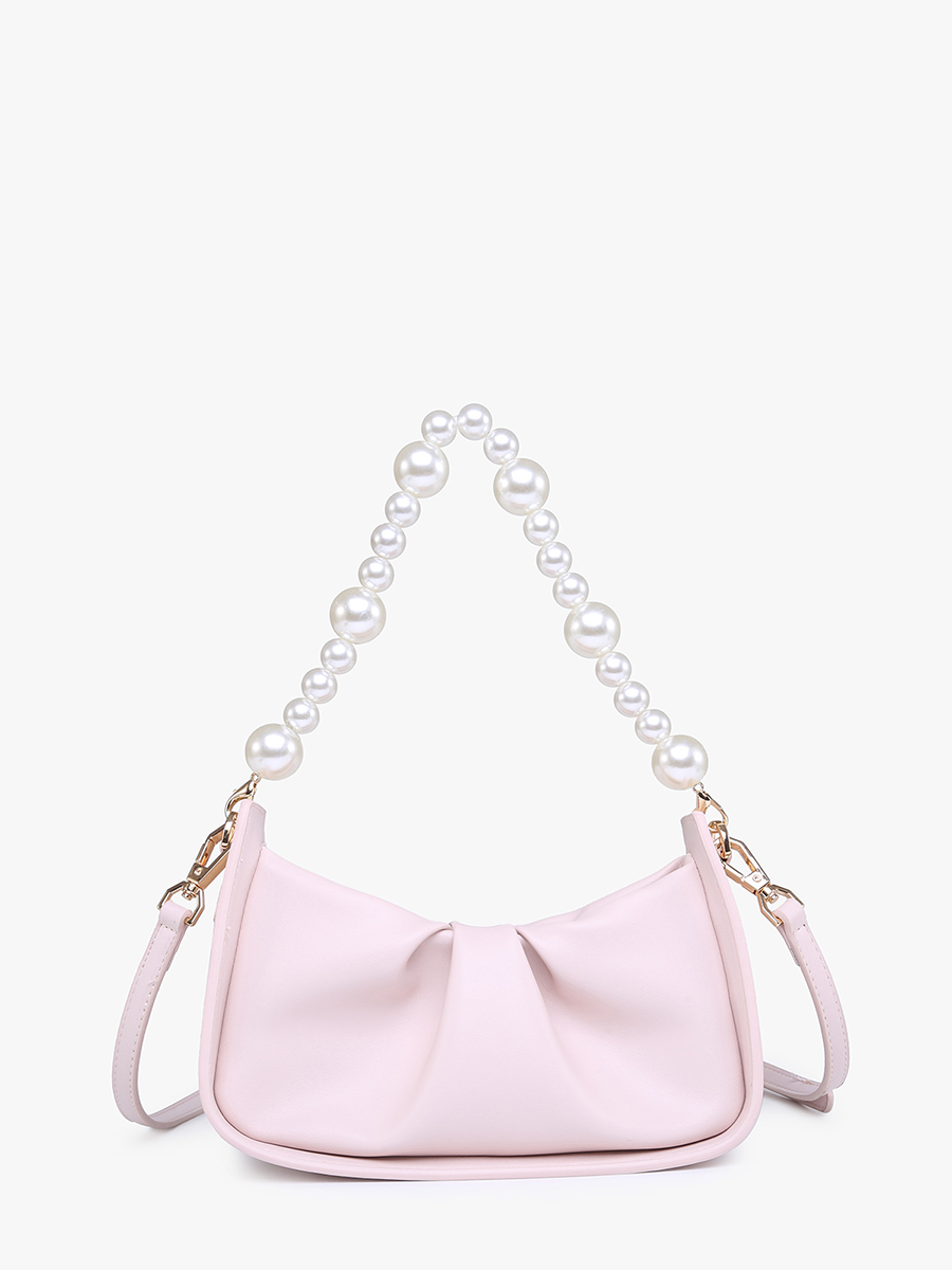 Pearl Shoulder Bag – Crossbody Style | Lt. Pink