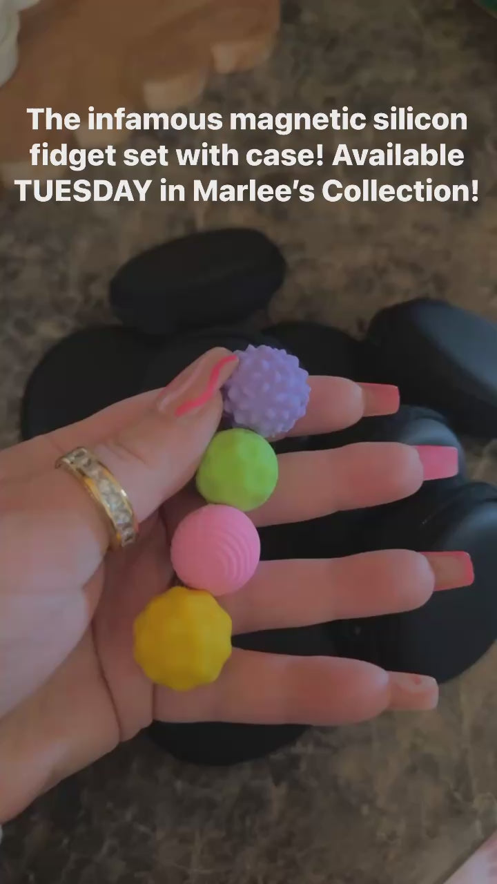 Magnetic Silicon Fidget Set